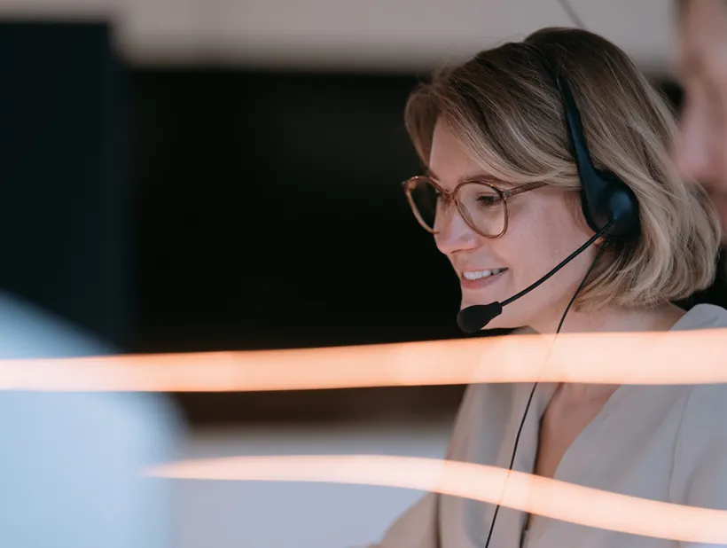 Customer service team supported by Dyna.Ai