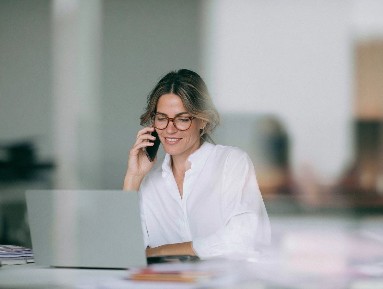 Customer speaking with a Voice Agent during an active sales qualification call